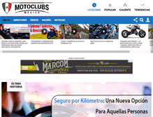 Tablet Screenshot of motoclubsmexico.com